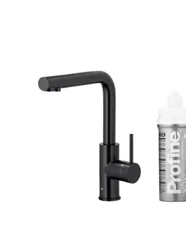 Kuchynské drezy KFA KFA - Batéria drezová DUERO PURE BASIC, s filtráciou, čierna 6623-914-81