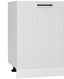 Kuchynské skrinky stojace Skrinka do kuchyne Irma D60pc Pl Svetlo šedá Mat