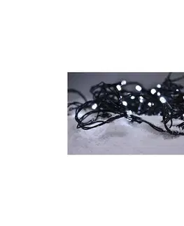 Vianočné osvetlenie  LED vianočná reťaz, 3m, 20xLED, 3xAA, biele svetlo, zelený kábel