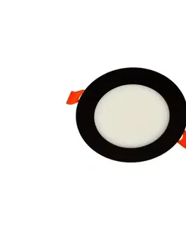 Svietidlá  LED Podhľadové svietidlo GERD LED/6W/230V 3000K čierna SKU014005