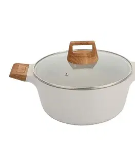Hrnce Kinekus Kastról liaty hliník s pokrievkou, 28cm, NATURALLY
