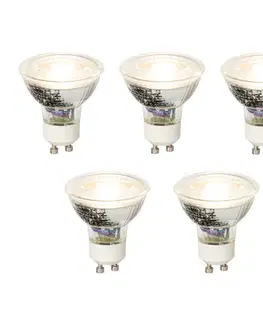 LED osvetlenie Sada 5 stmievateľných LED žiaroviek GU10 5W 370lm 3000K