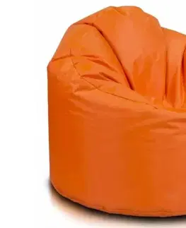 Sedacie vaky a kocky Sedací vak hruška Star ekokoža TiaHome - Oranžová