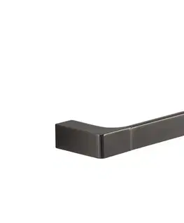 Držadlá k vani Gedy - PIRENEI držiak uterákov 450, gun metal PI214581