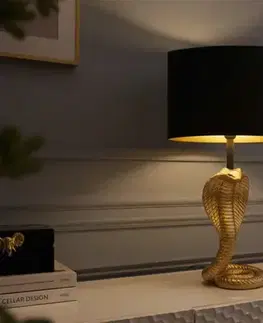 Osvetlenie Stolová lampa SERPENTIS Dekorhome