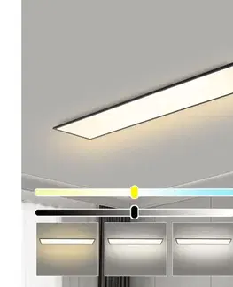 Svietidlá BRILAGI - LED stmievateľné svietidlo SLIMFRAME LED/58W/230V 120x30 cm čierne + DO BRI181