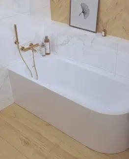 Vane Voľne stojaca vaňa SAT Mood 170x70 cm akrylát ľavá SATVMOOD1700L SATVMOOD1700L