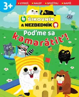 Nalepovačky, vystrihovačky, skladačky Poďme sa kamarátiť! Šikovník a Nezbedník