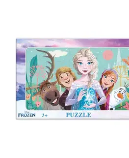 Do 49 dielikov Puzzle Ľadové kráľovstvo: Rodina 15 Dino