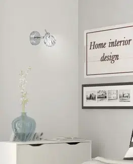 Nástenné svetlá Nástenná lampa 1X40W G9 chróm BOMBOLA