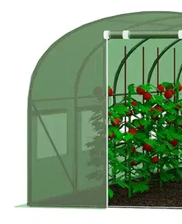 Foliovníky Záhradný fóliovník 3x6m zelená