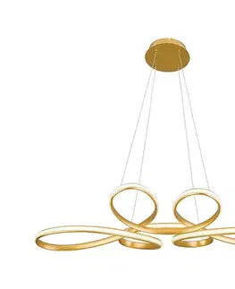 Svietidlá Viokef Lighting LED luster na lanku JILL LED/53W/230V zlatý 4263100