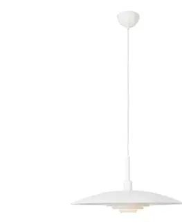 Svietidlá Markslöjd 108876 - Závesný luster PINY na lanku 1xE27/60W/230V pr. 57 cm biely 108876