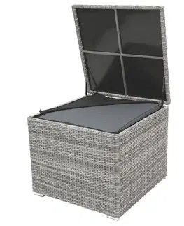 Príslušenstvo DEOKORK Box na podušky SEVILLA 82 x 82 cm (sivá)