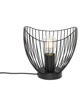 Stolné lampy Moderná stolná lampa čierna 20 cm - Pua