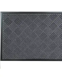 Koberce Rohožka reliéfna antracit premium 60x90