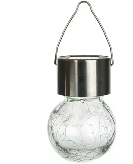 Záhradné lampy Happy Green Solárna lampa Hang, 9 x 6 cm