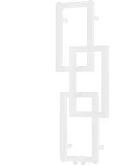 Radiátory do kúpeľne MEXEN - Grid vykurovací rebrík/radiátor dekoratívny 870 x 360 mm, 209 W, biela W215-0870-360-00-20