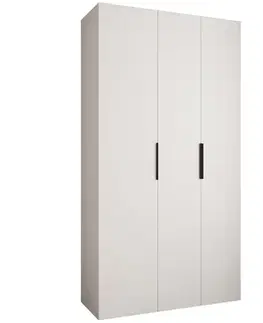 Šatníkové skrine Skriňa Como 4-130 (40) biela/čierna