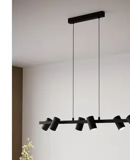 Svietidlá Eglo 99464 - Luster na lanku GATUELA 6xE14/25W/230V 99464