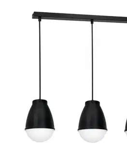 Svietidlá  Luster na lanku CARYON 3xE14/60W/230V čierna 3207
