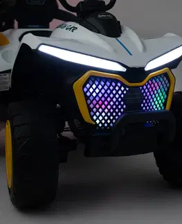 Detské vozidlá a príslušenstvo Baby Mix Detská elektrická štvorkolka Strong 4 x 4, žltá