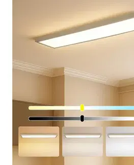 Svietidlá BRILAGI-LED Stmievateľné kúpeľňové svietidlo FRAME SMART LED/50W/230V 120x30 IP44 + diaľkové ovládanie BRI342