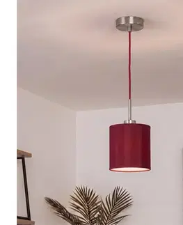 Svietidlá BRILAGI - LED luster na lanku NUBILA 1xE27/60W/230V priemer 14 cm pompejská červená EG32516+BG1579