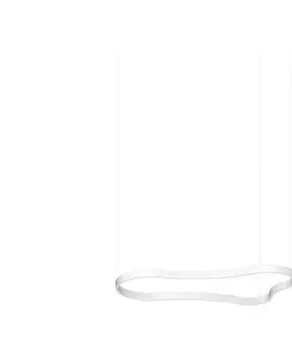 Svietidlá Ideal Lux - LED Luster na lanku WAVES LED/45W/230V CRI 90 biela 345260