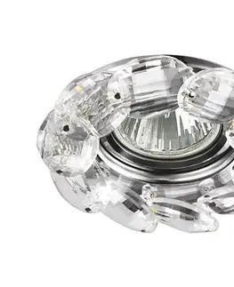 Svietidlá LUXERA  - Bodové svietidlo CRYSTALS 1xGU10/50W/230V 