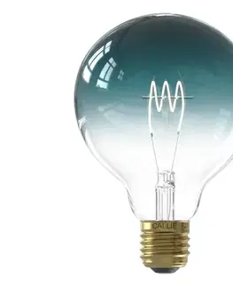 LED osvetlenie  LED stmievateľná žiarovka FILAMENT G125 E27/4W/230V 1800K modrá 8712879146926