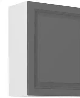 Kuchynské skrinky visiace Kuchynská skrinka Stilo dustgrey/biely 60g/72 1f
