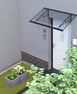 Vchodové prístrešky Strieška nad dvere FOSTER Lanitplast