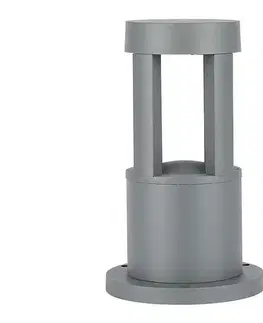 LED osvetlenie  LED Vonkajšia lampa LED/10W/230V 25cm 6400K IP65 šedá 128321