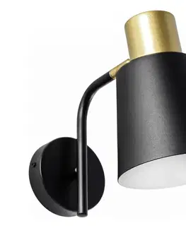 Svietidlá SmartLED Nástenné svietidlo 1xE27/20W/230V čierne/zlaté 7898
