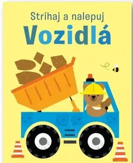 Nalepovačky, vystrihovačky, skladačky Strihaj a nalepuj - Vozidlá - Jessica Greenwell