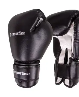 Boxerské rukavice Boxerské rukavice inSPORTline Metrojack čierno-biela - 4 oz