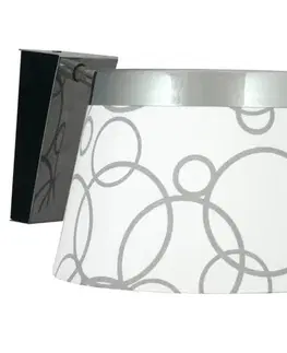 Nástenné svetlá Nástenná lampa 1X60W E27 biela chróm IMPRESJA