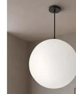 Svietidlá BRILAGI - Závesné svietidlo s lankom POLOS 1xE27/40W/230V pr. 40 cm čierne ALA-56955