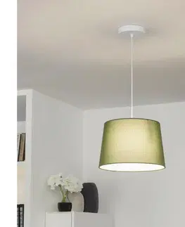 Svietidlá BRILAGI - LED luster na lanku CERIA 1xE27/40W/230V priemer 30 cm zelený EG300171+EG781039