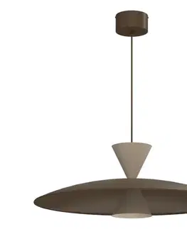 Svietidlá  Závesný luster na lanku MISTIC 1xGX53/15W/230V hnedý 7988A