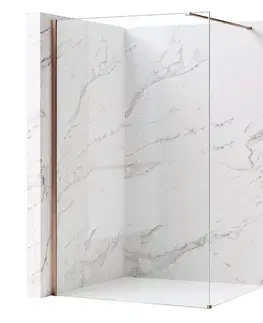 Sprchové dvere REA/S - Sprchová zástena Flexi Transparent / Brush Copper 70 KPL-K99368