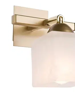 Svietidlá  Nástenné svietidlo KLARA 1xE14/40W/230V zlatá KM-1.54 gold