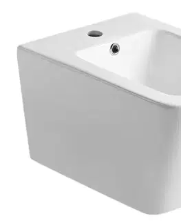 Doplnky do kúpeľne SAPHO - PORTO bidet závesný, 36x52cm. biela PZ4015