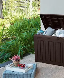 Záhradné úložné boxy Záhradný úložný box COMFY (PATIO) 270L Keter