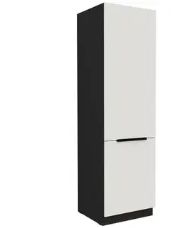 Kuchynské skrinky stojace Kuchynská skrinka Aria-Wh/Bl Anti Fingerprint 60dk-210 2f