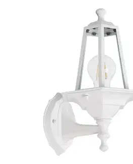 LED osvetlenie Eglo 55764 - LED vonkajšie nástenné svietidlo 1xE27/4W/230V IP44 biela 55764