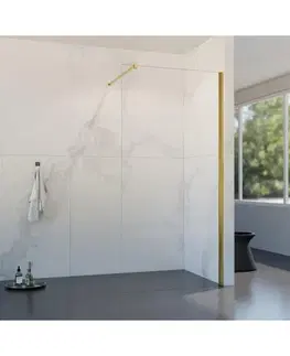 Sprchovacie kúty HOPA - Walk-in sprchovací kút LAGOS GOLD NEW 200 - Farba rámu - Zlatá, Rozmer A - 100, Rozmer C - 200, Výplň - Číre bezpečnostné sklo - 8 mm BCLAGO10BGCN2