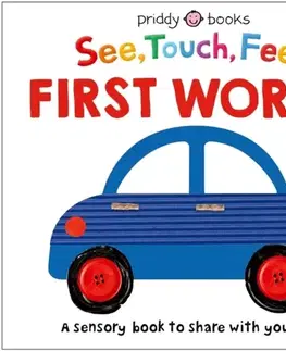 Leporelá, krabičky, puzzle knihy See, Touch, Feel: First Words - Priddy Books