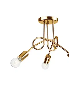 Svietidlá  Prisadený luster CAMILLA 3xE27/60W/230V LM 3.79 złoty